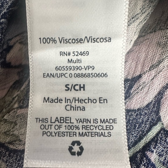 NWT Wrap Maxi Floral dress Size Small‎ Cap Sleeve by Sofia Vergara - Picture 13 of 13